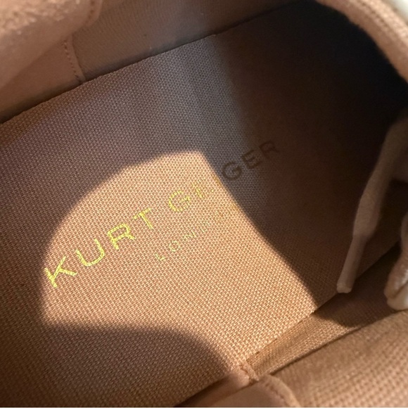 Kurt Geiger London Womens 40.5 Kensington Leather/Suede Platform Cupsole Sneaker - Picture 10 of 13